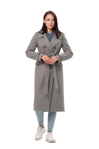 Пальто Бруна сірий