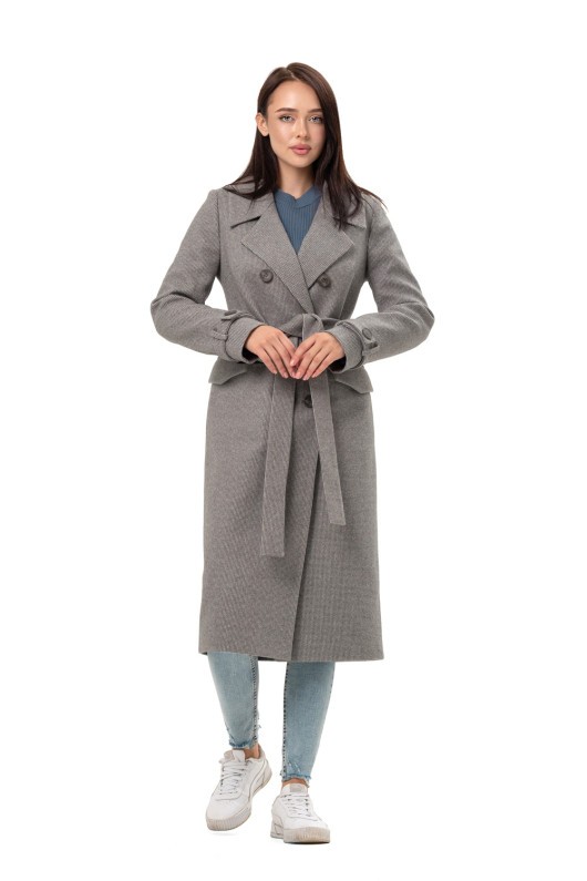Пальто Бруна сірий