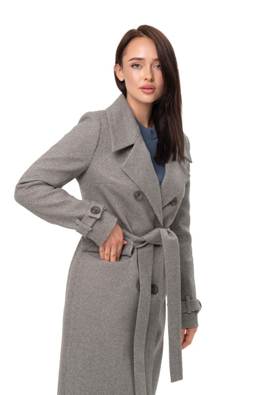 Пальто Бруна сірий