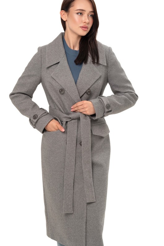 Пальто Бруна сірий