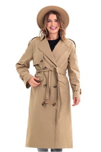 Тренч Айви бежевый