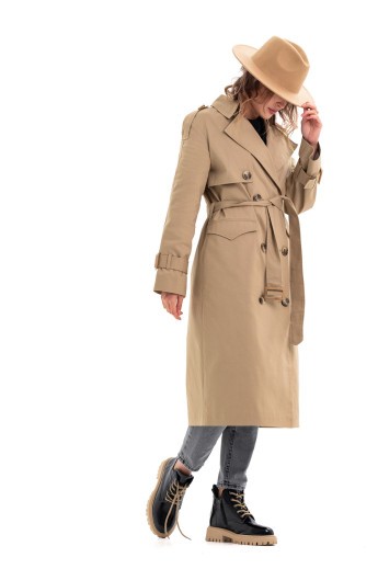 Тренч Айви бежевый