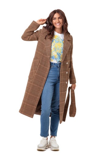 Пальто Асті кориця